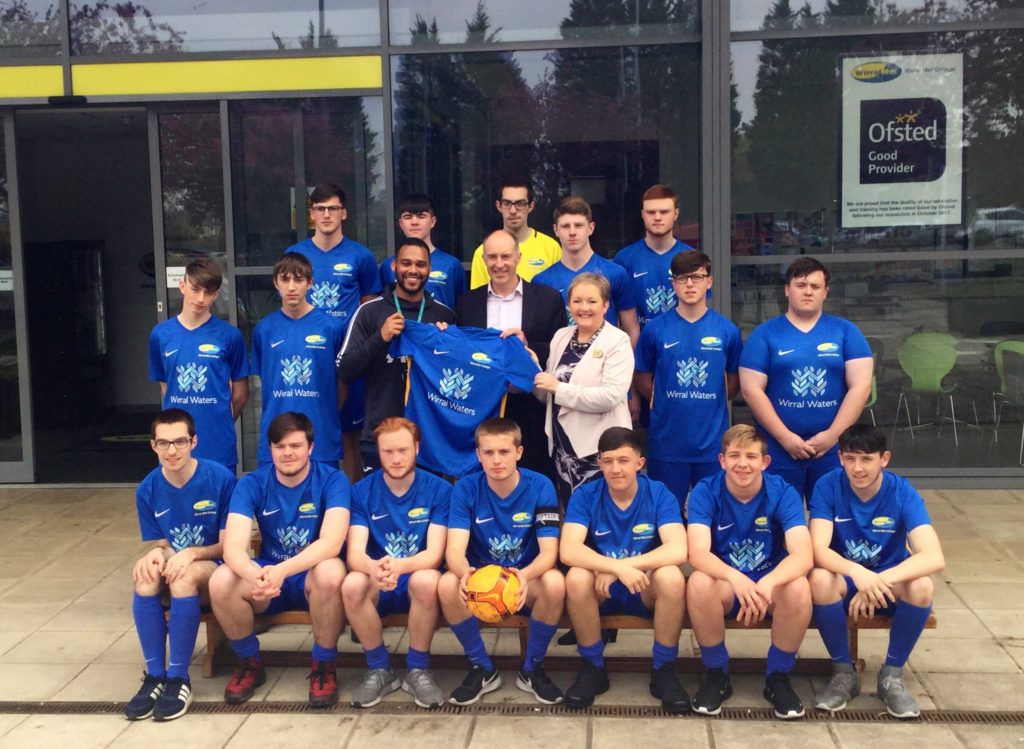Wirral Waters proud to sponsor Wirral Met’s football team Wirral Waters
