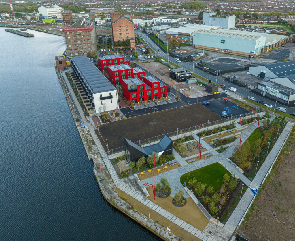 First phase of low carbon, modular homes completed at Wirral Waters